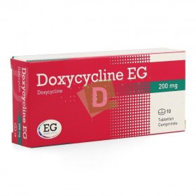 Doxycycline EG 200 mg x 10 Comprimés