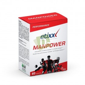 Etixx Man Power x 60 Capsules : Soutient les performances mentales et l’énergie physique