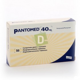 copy of Pantomed 20mg x 28 Comprimés gastro-résistants Maagsapresistente tabletten