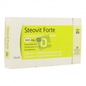 Steovit Forte Citron 1000 mg / 800 Ui x 28 Comprimés à croquer