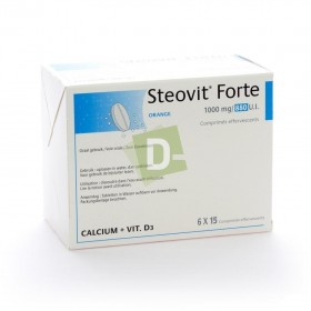 Steovit Forte Orange 1000 mg / 880 Ui x 90 Comprimés effervescents