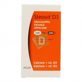 Steovit D3 Orange 500 mg / 200 Ui x 60 Comprimés à croquer