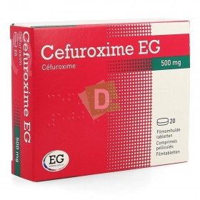 Cefuroxime EG 500 mg x 20 Comprimés pelliculés