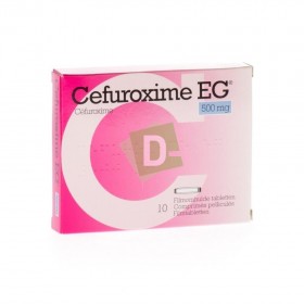Cefuroxime EG 500 mg x 10 Comprimés pelliculés