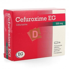 Cefuroxime EG 500 mg x 24 Comprimés pelliculés