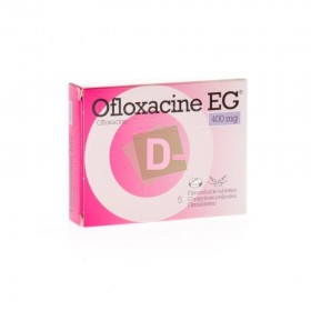 Ofloxacine EG 400 mg x 5 Comprimés pelliculés